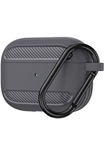 Techsuit Husa pentru AirPods 3 - Carbon Silicone - Gray