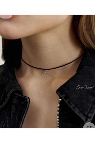 TakıConcept Kalp Choker Kadın Kolye