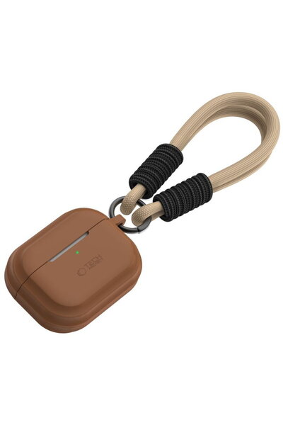 Tech-Protect SILICONE ROPE APPLE AIRPODS PRO 1 / 2 CHOCOLATE BROWN