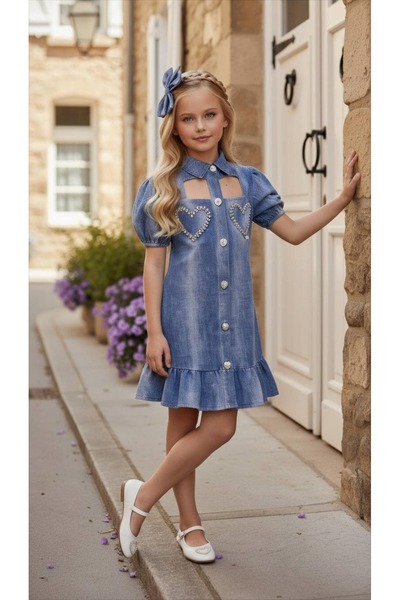 Bisahane Τζιν φόρεμα για κορίτσι