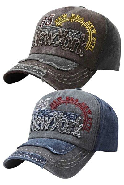 Uniquetrenders Unisex Vintage 85 New York Κεντημένο Ρυθμιζόμενο Καπέλο Μπέιζμ...