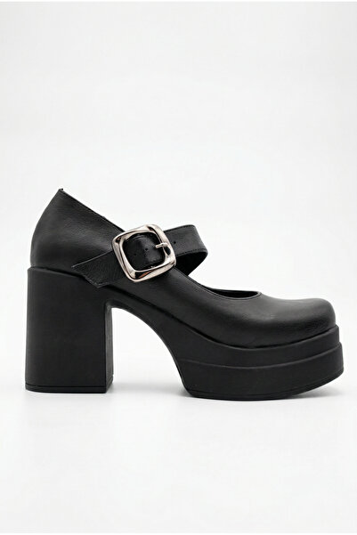 Shoesers Γυναικεία ψηλοτάκουνα παπούτσια μπαλαρίνας με κομψή πόρπη, ελαστική ...