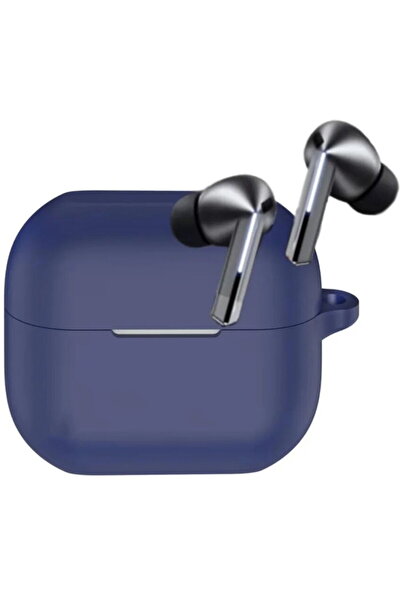 Techsuit Case for Samsung Galaxy Buds 3 / 3 Pro - Silicone Case - Navy Blue