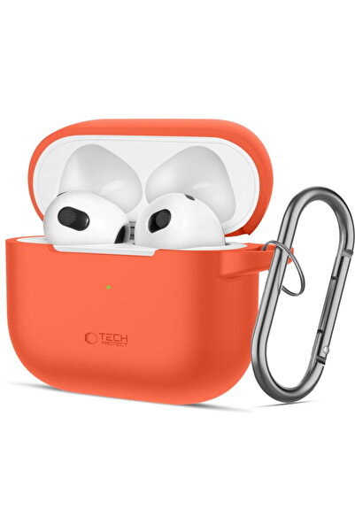 Tech-Protect SILICONE HOOK APPLE AIRPODS 3 NEON ORANGE
