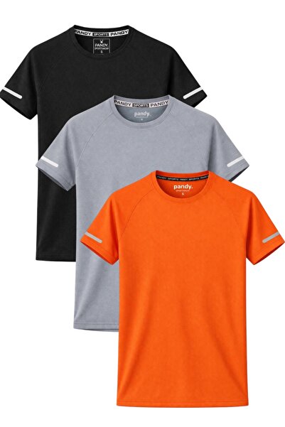 pandy Γυναικείο αθλητικό μπλουζάκι 3-pack, πολύχρωμο, τεχνικό, με δυνατότητα ...