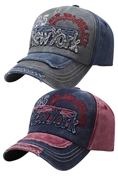 Uniquetrenders Unisex Vintage 85 New York Κεντημένο Ρυθμιζόμενο Καπέλο Μπέιζμ...