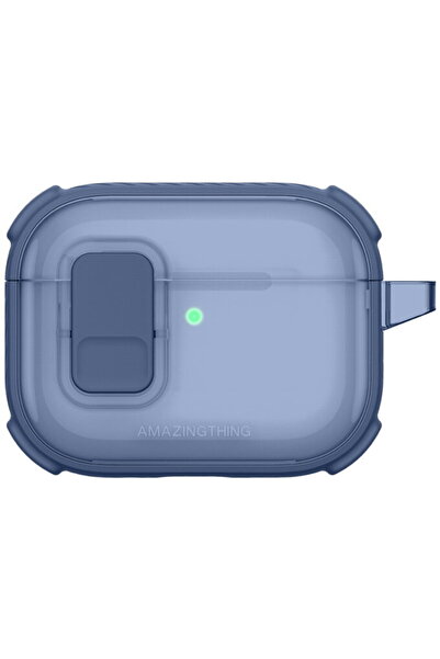 Amazingthing Titan Pro Mag Case Clear for AirPods Pro 3 - Blue