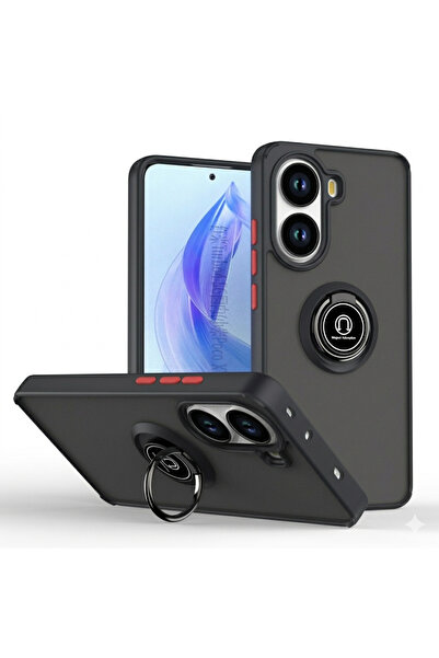 ROLGOV REDMİ POCO X7 PRO 5G İçin uyumlu olan Kamera Korumalı BuzluYüzüklü Ser...