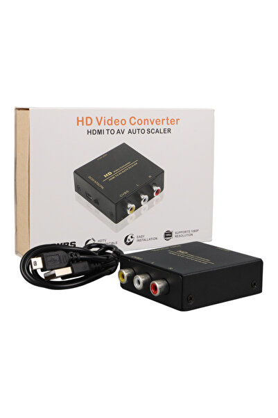 MN6 MN906AV HDMI Girişli Cihazları Eski TV’ye Bağlayan AV (RCA) Dönüştürücü –...