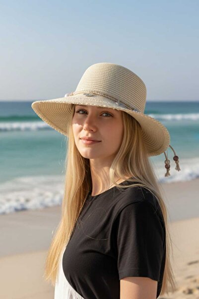 Aware Time Ψάθινο καπέλο μισού φεγγαριού