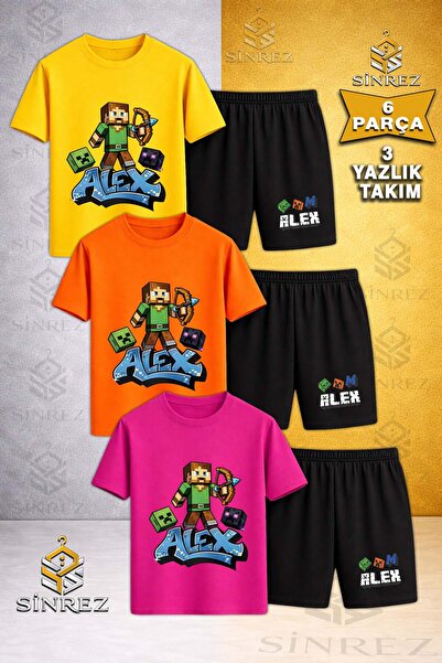 SİNREZ Tricou pentru copii ALEKS OK ATAN cu imprimeu special, cu gât rotund, ...