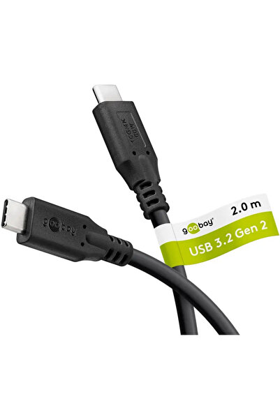 goobay Καλώδιο USB-C 3.2 - USB-C 3.2 2μ 60W 3A 10Gbit/s 4K Thunderbolt 3 /4 7...