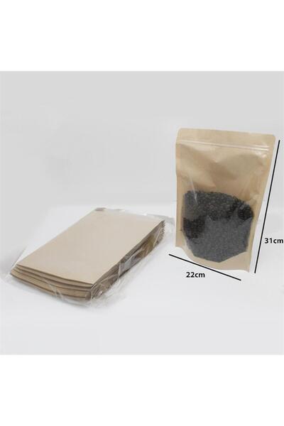 AlKhasakiyaBags Coffee and Spices Bags with Clear Window Cartoon Color 1kg (1...