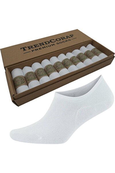 TrendCorap Premium Bambu Erkek Sneaker Görünmez Bilek Altı Spor Patik Çorap 1...