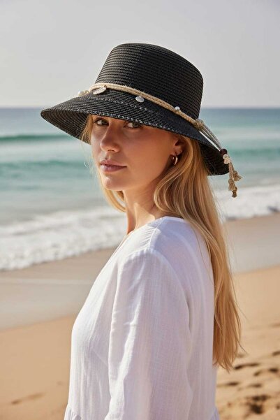 Aware Time Ψάθινο καπέλο μισού φεγγαριού