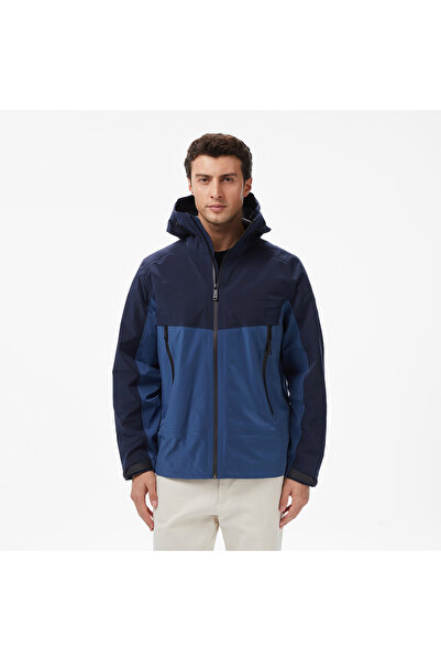 Calvin Klein Colorblock Tech Shell Erkek Mavi Ceket
