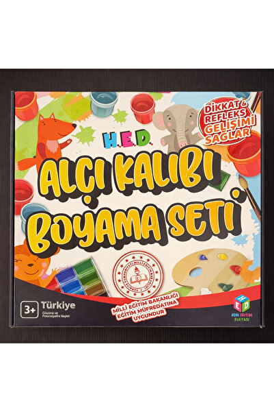 Hobi Eğitim Oyuncak Alçı Kalıbı Boyama Seti, Eğitici El Beceri Oyun Seti