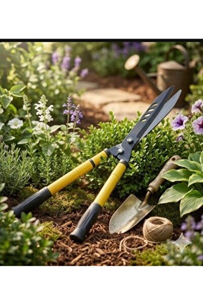 abnturk Uzayan Kollu Çit Çalı Çim Biçme Makası Dal Budama Bahçe Makası 57-74cm