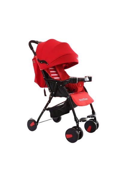 Krista Κόκκινο αθλητικό καρότσι 210S, εξαιρετικά ελαφρύ, αναδιπλούμενο, 3 θέσεων