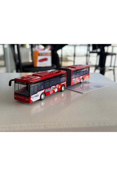 Happy Holidays körüklü çek bırak otobüs 22 cm 1 adet