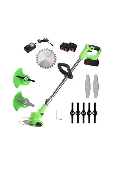 Att Ηλεκτρικό Χορτοκοπτικό με 2 μπαταρίες 48V, Ρυθμιζόμενος βραχίονας, 2 λεπί...