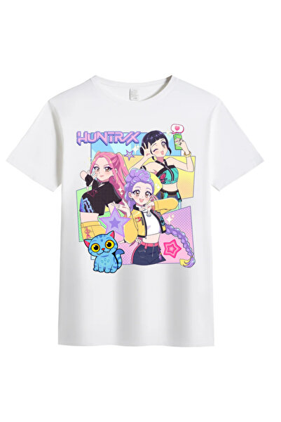 barsdepo HUNTRIX BASKILI Tişört, PREMIUM Kalite Unisex Çocuk / Yetişkin (Süpr...