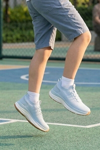 IN-STEP Aeroknit Pro Ultra Light Laceless Sneakers for Boys/Girls - Blue