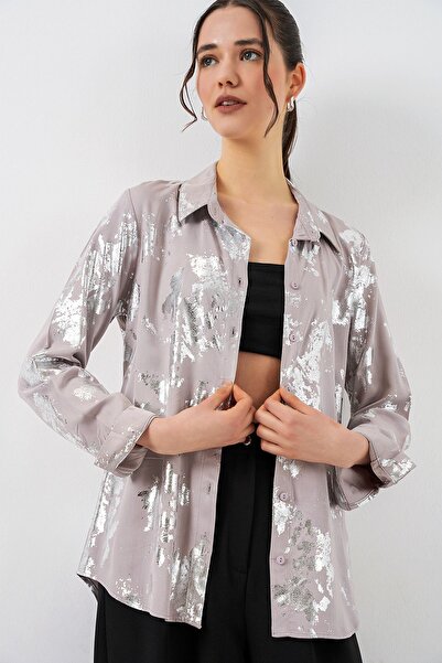 Hiccup BDART Υπερμεγέθες Ριγέ Πουκάμισο με Κουμπιά