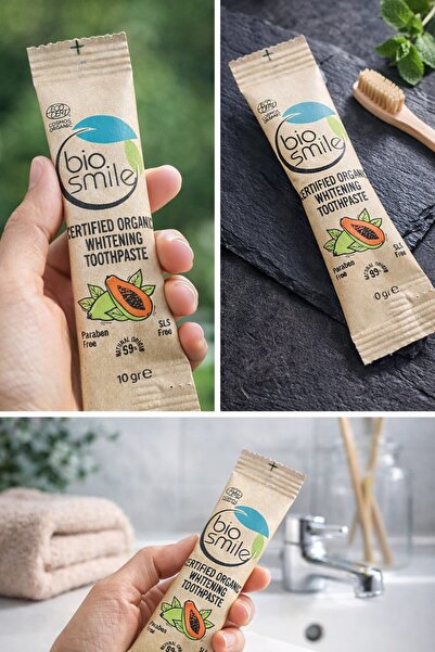 biosmile Bio Smile Sertifikalı Organik Beyazlatıcı Diş Macunu 10 gr