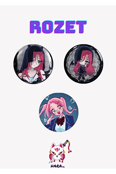 Hara Company Alien Stage Mizi Rozet Seti (3’LÜ)