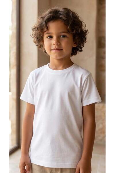 Katia&Bony Παιδικό κοντομάνικο λευκό μπλουζάκι Modal