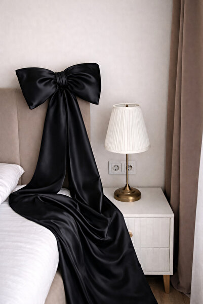 Cherry Bloom Cotton Σατέν φιόγκος-μαξιλάρι με ουρά 150 εκ.