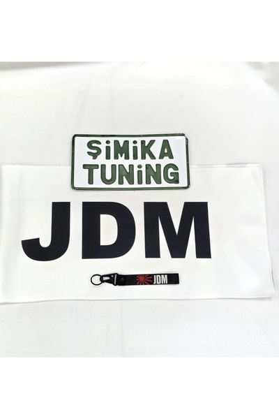 şimika tuning tuningmarketim منشفة سيارة JDM OTOMOBİL، سجادة صندوق السيارة، عالمية الاستخدام، عالية الجودة، مضادة للانزلاق (مع سلسلة مفاتيح كهدية)