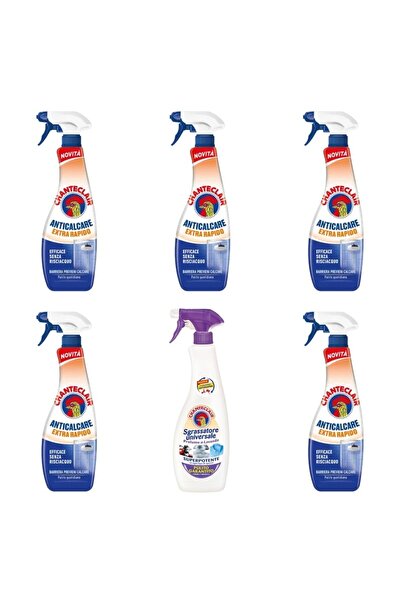Chanteclair Set 6 Chanteclair: 5x Rapid Anti-limescale, 1x White Musk Degreaser