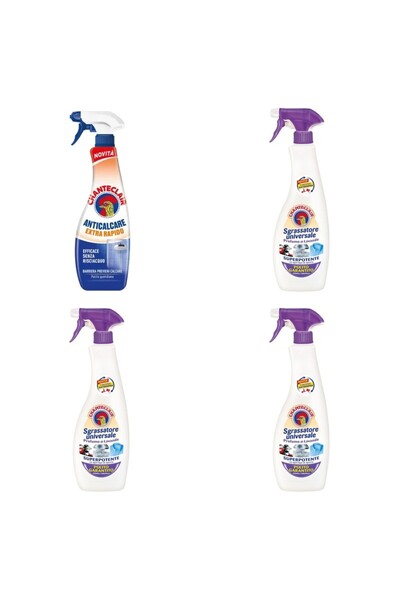 Chanteclair Set 4 Chanteclair: 1x Rapid Anti-limescale, 1x White Musk Degreas...