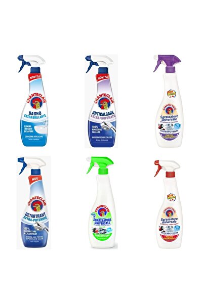 Chanteclair Set 6 Chanteclair: 1x Anti-limescale Shine, 1x Scented Degreaser,...
