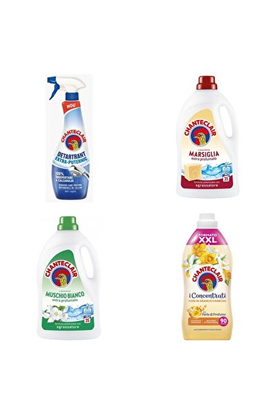 Chanteclair Set 4 Chanteclair: 1x Detartrant Puternic, 1x Detergent Marsilia,...