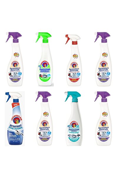 Chanteclair Set 8 Chanteclair: 3x White Musk Degreaser, 1x Lemon Degreaser, 1...