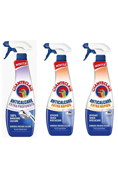 Chanteclair Set 3 Chanteclair: 1x Scented Degreaser, 2x Rapid Anti-limescale