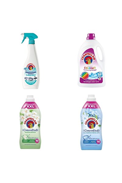 Chanteclair Set 4 Chanteclair: 1x Degresant Anti-Miros, 1x Detergent Color, 1...
