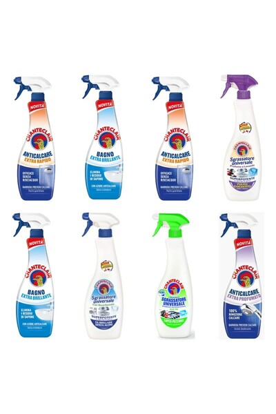 Chanteclair Set 8 Chanteclair: 2x Anticalcar Rapid, 2x Anticalcar Stralucire,...
