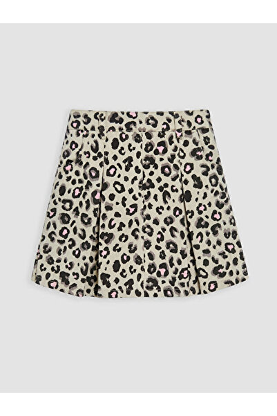 LC Waikiki Quality Pieces from Çelebi Store: Girls' Leopard Embroidered Gabar...