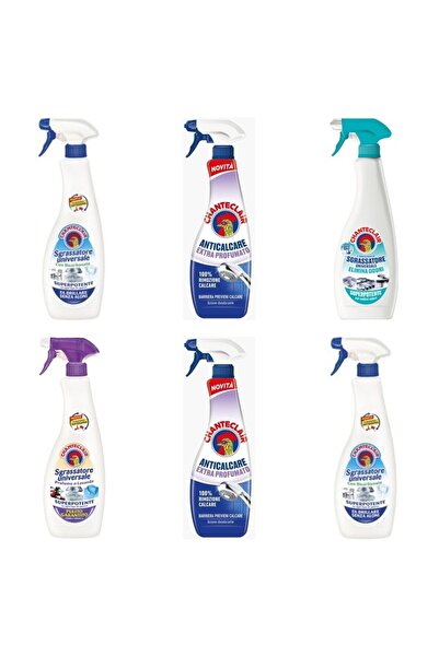 Chanteclair Set 6 Chanteclair: 2x Bicarbonate Degreaser, 2x Scented Degreaser...