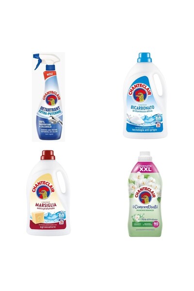 Chanteclair Set 4 Chanteclair: 1x Detartrant Puternic, 1x Detergent Bicarbona...