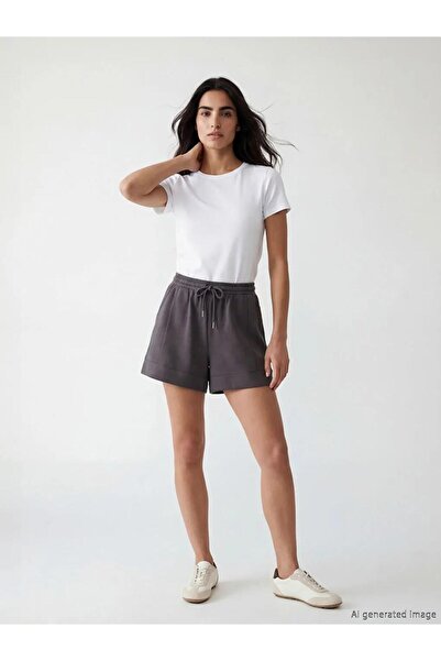 LC Waikiki Γυναικείο σορτς με ελαστική μέση (S6)