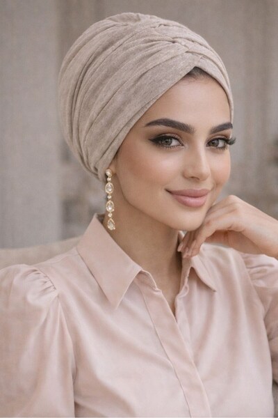 Aişe tesettür Καπέλο Βιζόν με κορδόνι περίσφιξης