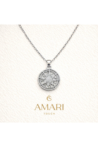 Amari Zodiac Güneş Çemberi Kolye