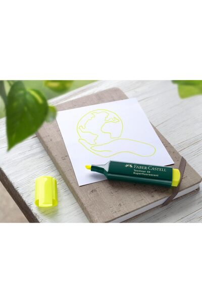Faber Castel Faber-Castell textliner 1546 highlighter, Color yellow, (Pack of 10)