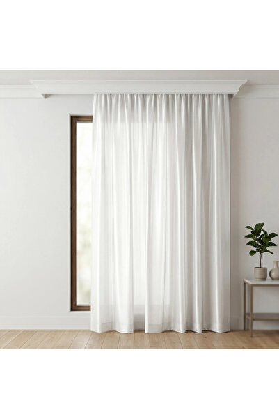 VELANORA HOME Λευκό σατέν αντηλιακό πανί ή τούλι, η κάθε συνδυασμός ταιριάζει...