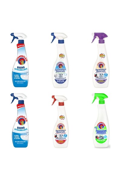 Chanteclair Set 6 Chanteclair: 2x Anti-limescale Shine, 1x Bicarbonate Degrea...